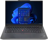Lenovo ThinkPad E14 Gen 5 Laptop featuring a 14" WUXGA IPS display, Intel Core i7-13700H processor, 16GB RAM, 512GB SSD, Intel Iris Xe Graphics, English (EU) keyboard, FreeDOS, in Graphite Black. Model: 21JK00DAGQ.